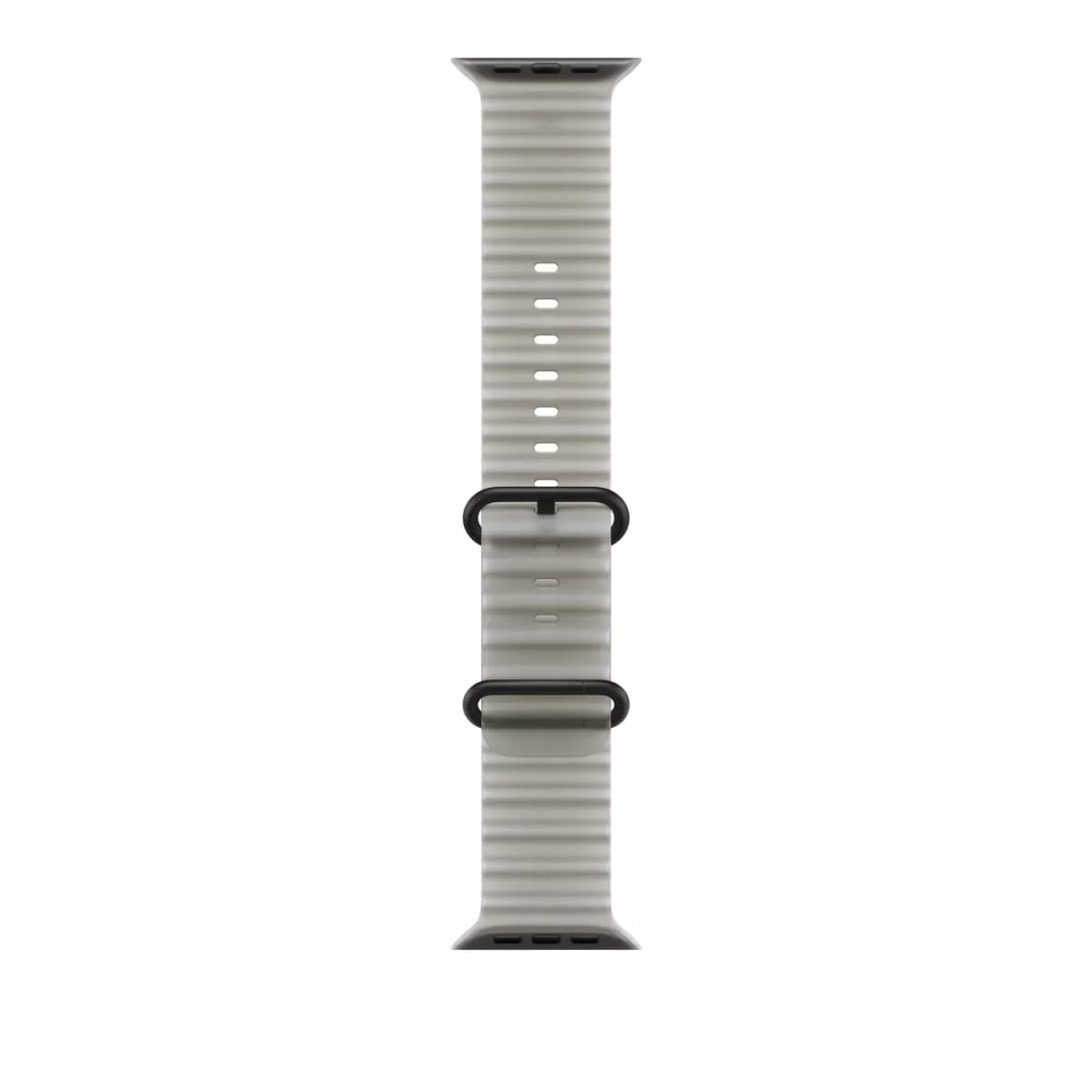 49mm Translucent Grey Ocean Band - Black Titanium Finish