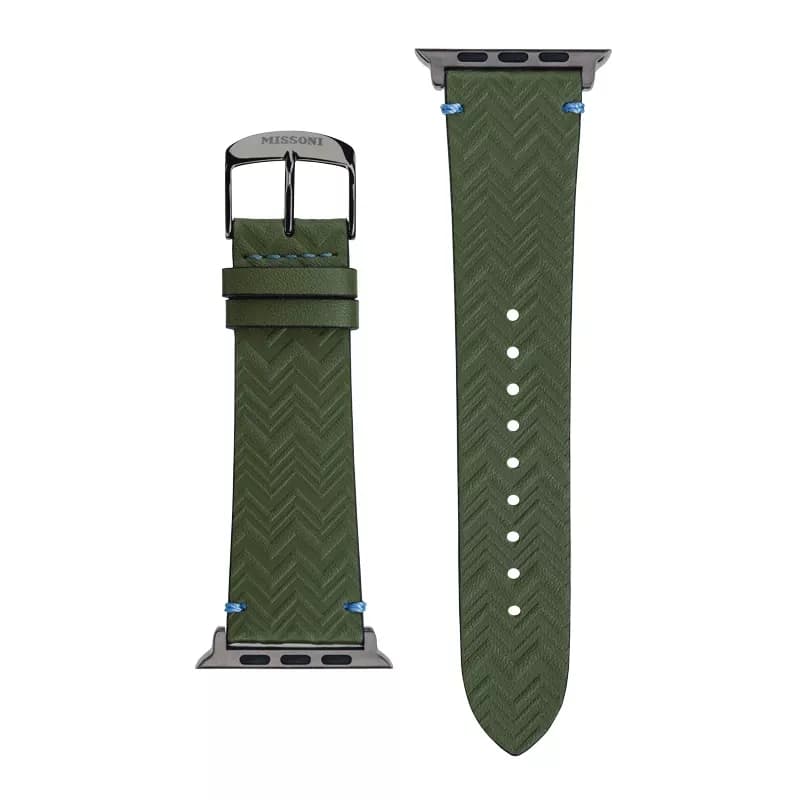Missoni Apple Watch 40-42mm Zigzag Leather Strap