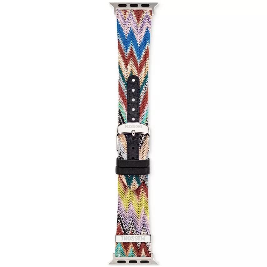 Missoni Zigzag Fabric Ardillon Blue Apple Watch 38-41mm - Multicolor