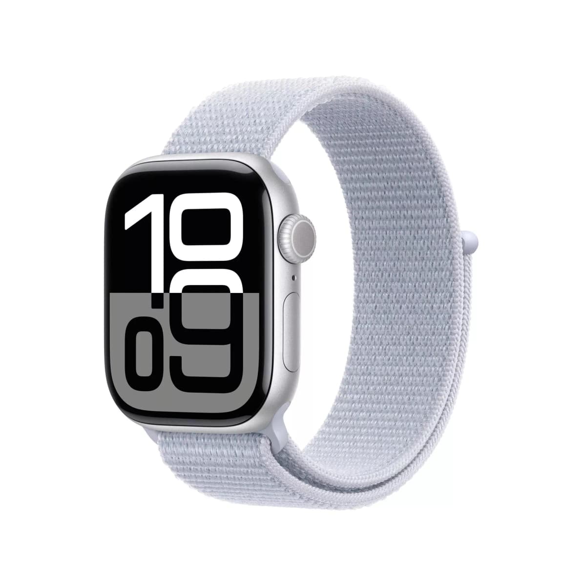 Apple Watch Series 10 GPS + Cellular 42mm Rose Gold Aluminium Case with Plum Sport Loop