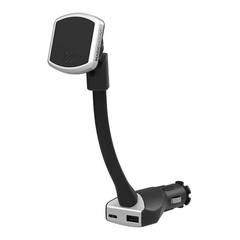 Scosche Magic Mount Pro Power Socket Mount 18W USB-C & 12W USB-A
