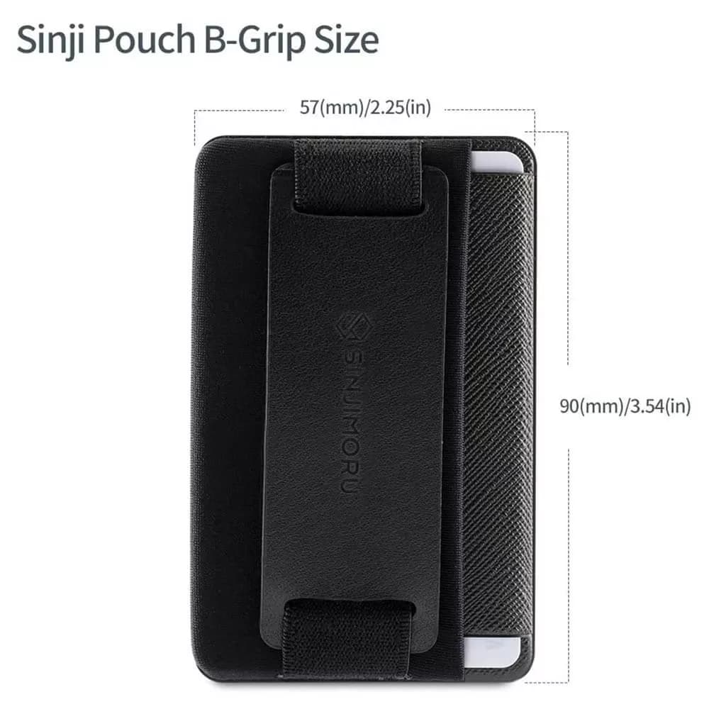Sinjimoru Pouch B-Grip Card Holder w Phone Stand