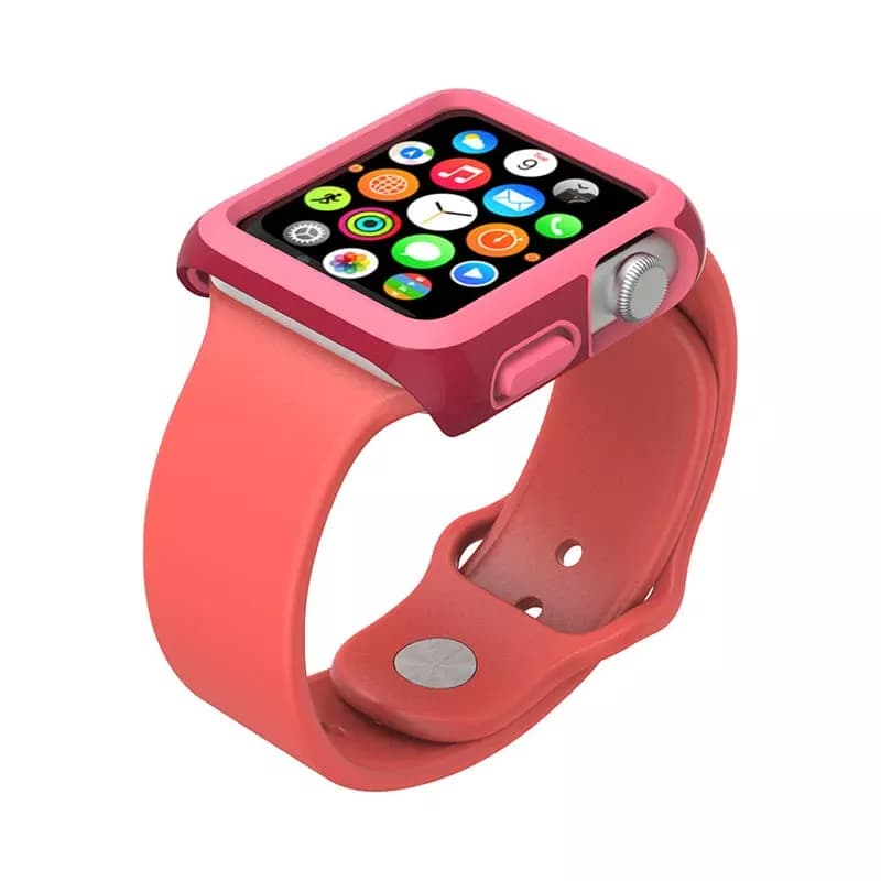 Speck Apple Watch 38mm Candyshell Fit Deep Sea Blue/Maya Blue - Red/Splash