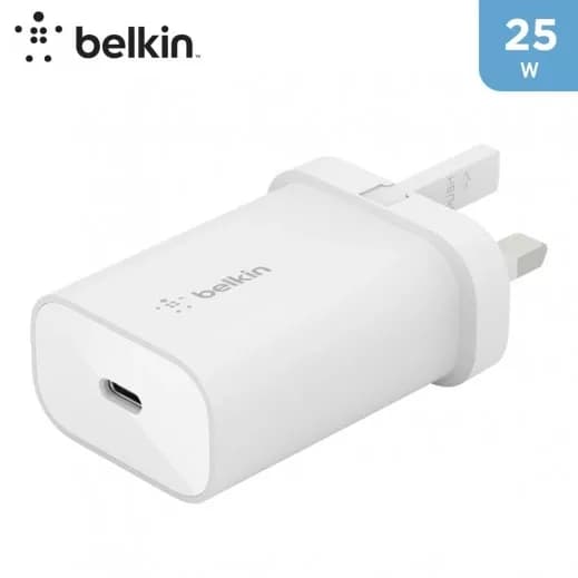 Belkin 25W USB-C + USB-C to USB-C Cable & Wall Charger