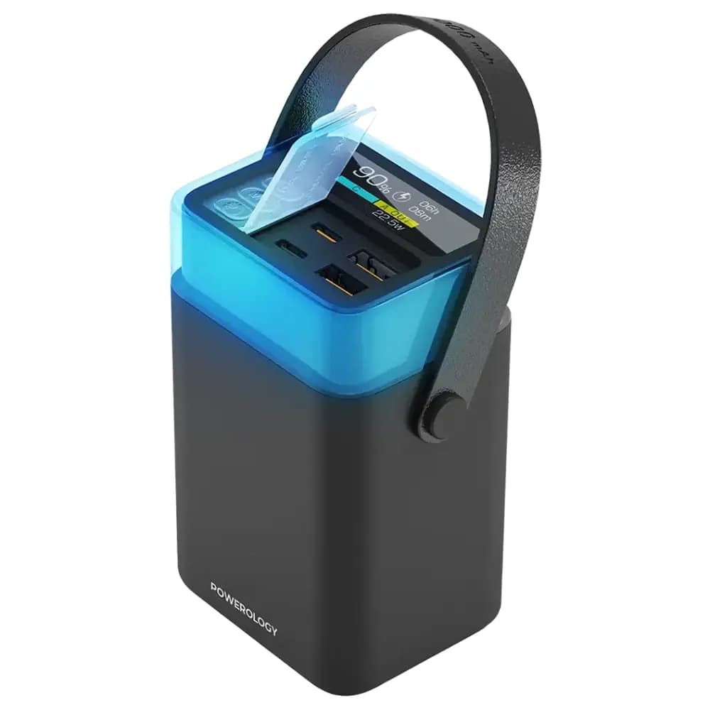 Powerology Halo Beam 40000mAh Power Bank PD 65W