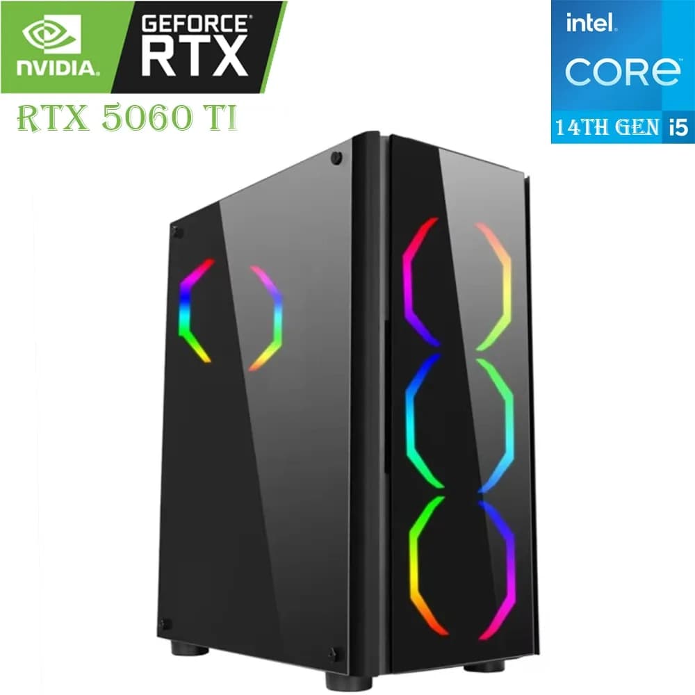 Imd Evesky Gaming Pc – Intel Core I5-14400f | Rtx 5060 Ti 8gb | 16gb Ddr5 Ram | 1tb Nvme Ssd