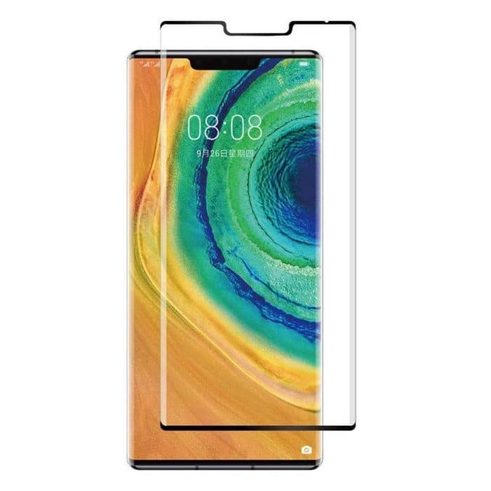 Huawei Mate 30 Pro Screen Protector HD Clear 3D Curved Full Screen Coverage 9H Tempered Glass