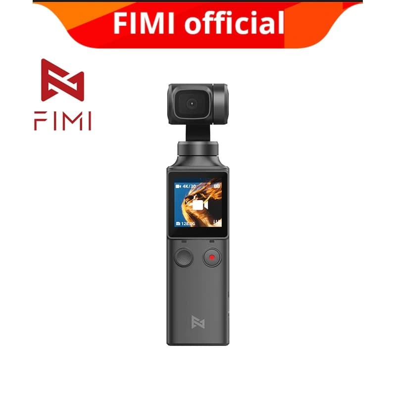 FIMI PALM Gimbal Camera 3-Axis 4K HD Handheld Stabilizer 128° Wide Angle Smart Track Built-in Wi-Fi control