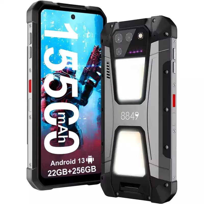 Unihertz 8849 Tank 2 512GB, 22GB (12GB+10GB) RAM 15500mAh Rugged Smartphone with Built-in Laser Projector (Global Version)
