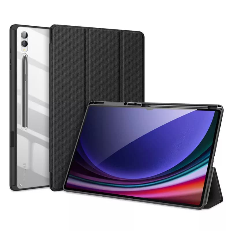 DUX DUCIS TOBY Antiskid Leather Case for Samsung Galaxy Tab S10 Ultra (With S Pen Holder & Auto Sleep Wake)
