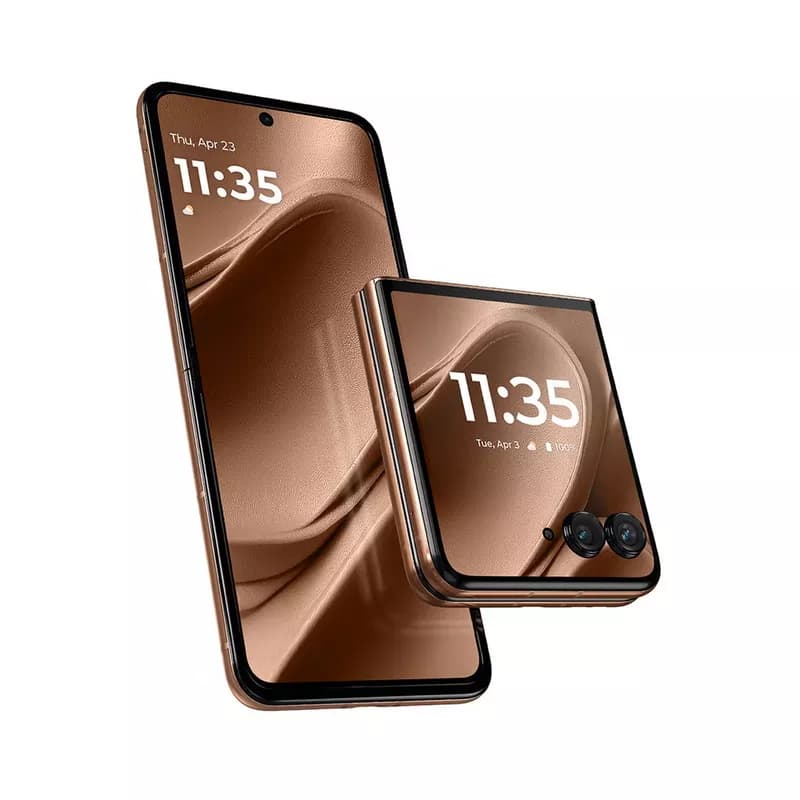 Motorola Razr 50 Ultra PANTONE Mocha Mousse 512GB, 12GB RAM Phone (Global Version)