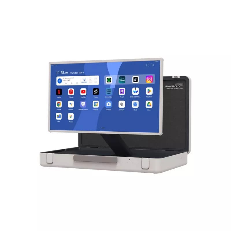 Powerology 27-inch Android Briefcase Display – White (PUHD27WH)