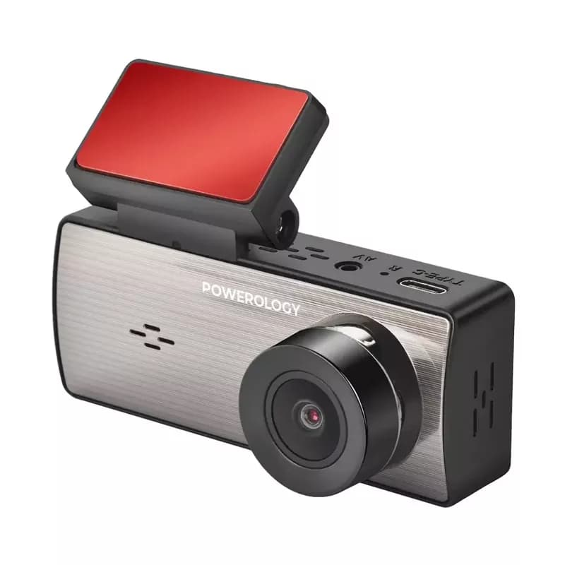 Powerology Dual Recording Dash Camera – Black (PDCAM2K1)