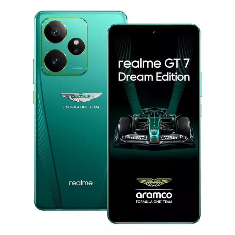 Realme GT 7 Dream Edition Aston Martin Limited Edition 5G Dual SIM 512GB, 16GB RAM Phone (Global Version)