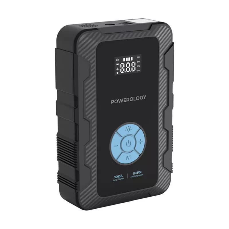Powerology 20000mAh Power Bank Jump Start Air Compressor (PPBCHA43)