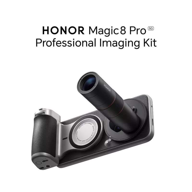 HONOR Magic 8 Pro Professional Imaging Kit | 2.35x Telephoto Extender | 200mm Ultra Night Telephoto | Pro Magnetic Grip (Official)