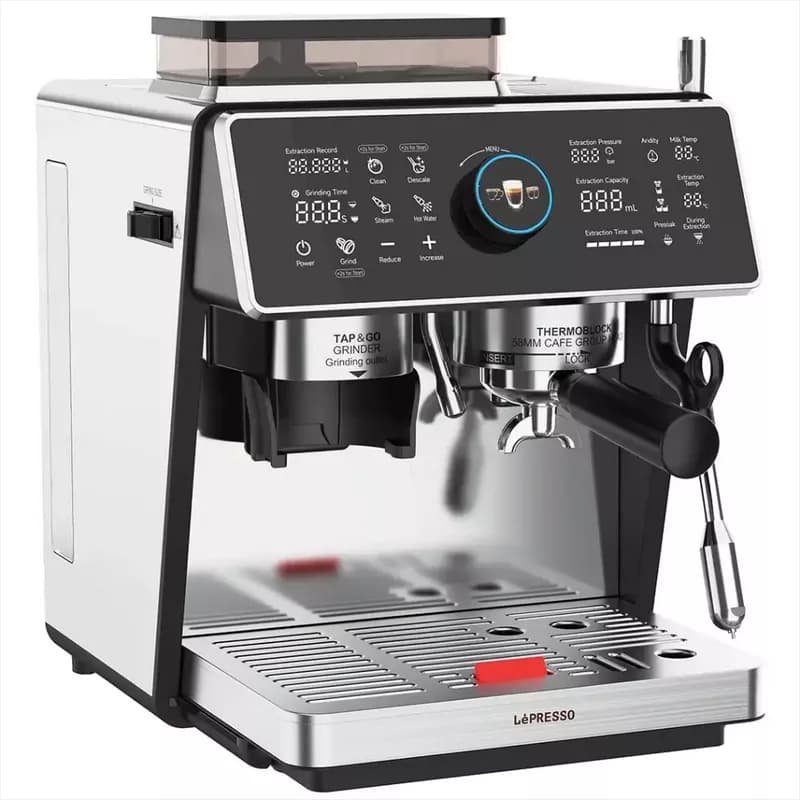 LePresso Vivente Semi-Automatic Dual Boiler Coffee Machine with Touch Display