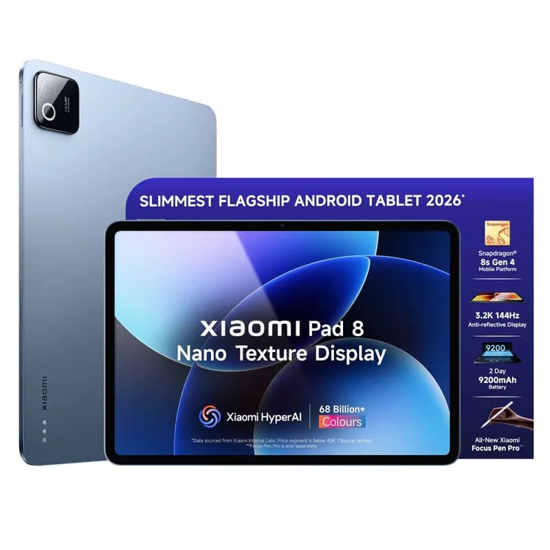 Xiaomi Pad 8 256 GB, 12 GB, 11.2", Wi-Fi Tablet, (Global)