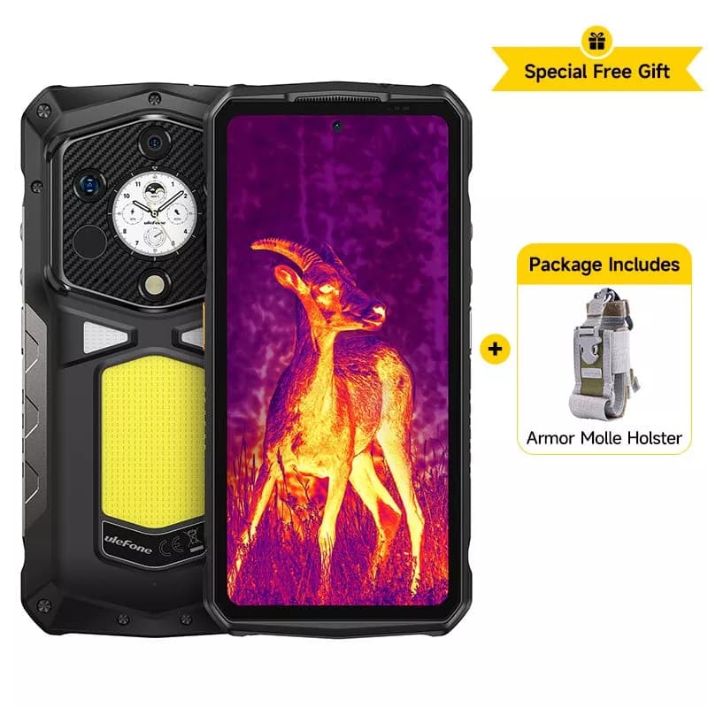 Ulefone Armor 29 Pro Thermal Version 5G 512GB, 32GB (16GB+16GB) RAM 21200mAh Battery Rugged Phone (Global Version)