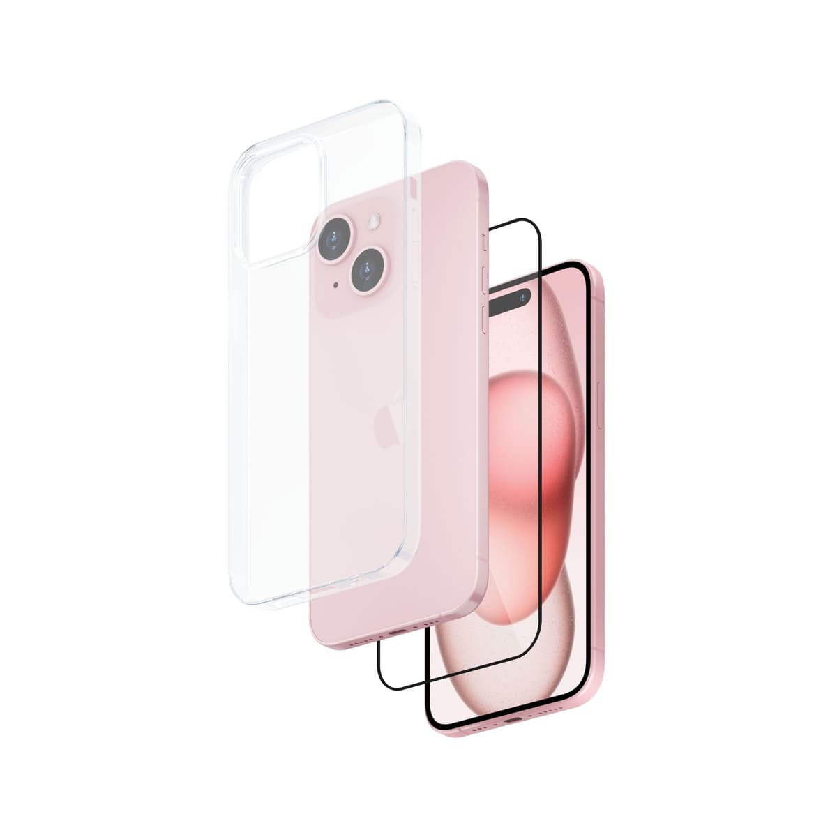 Smartix Premium Bundle for iPhone 15 Plus – Glass + Case