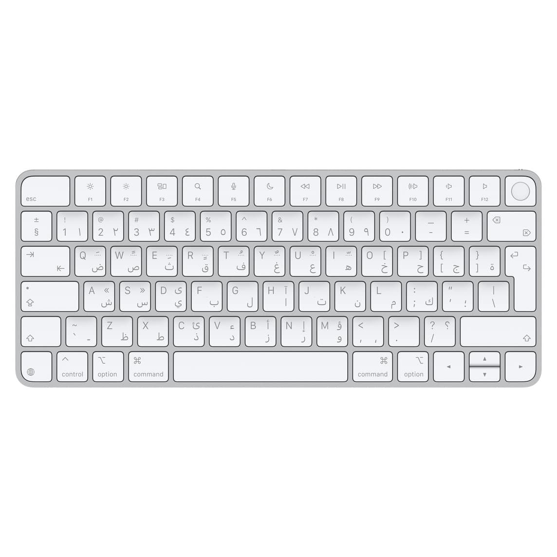 Magic Keyboard with Touch ID for Mac models with Apple silicon (USB–C) – Arabic