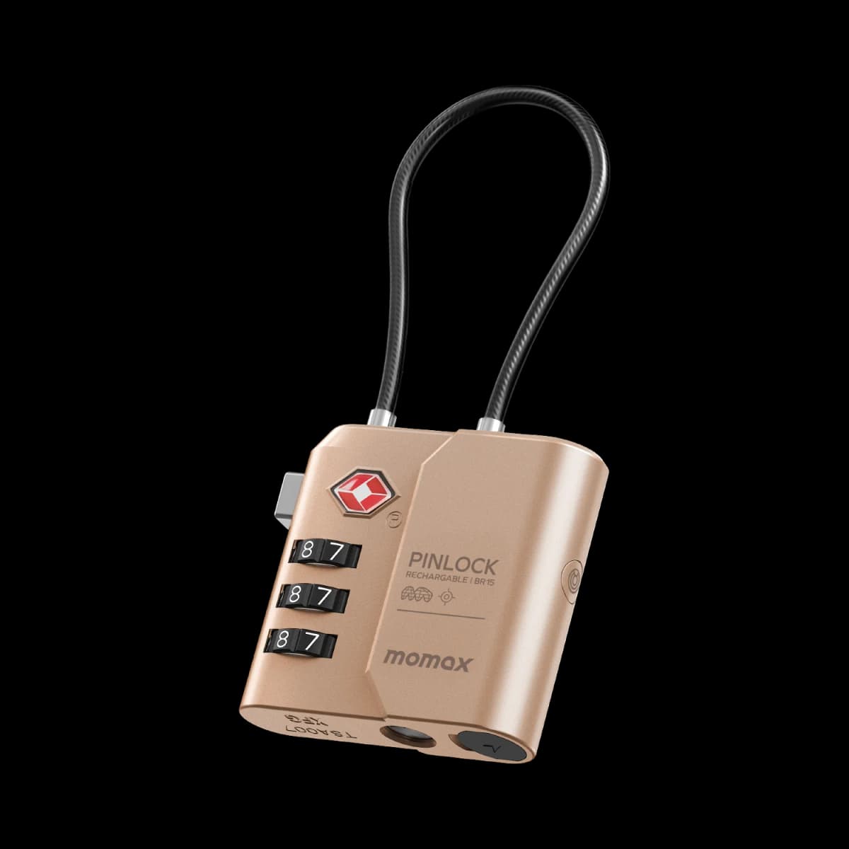 MOMAX PinLock TSA Padlock Find my locator
