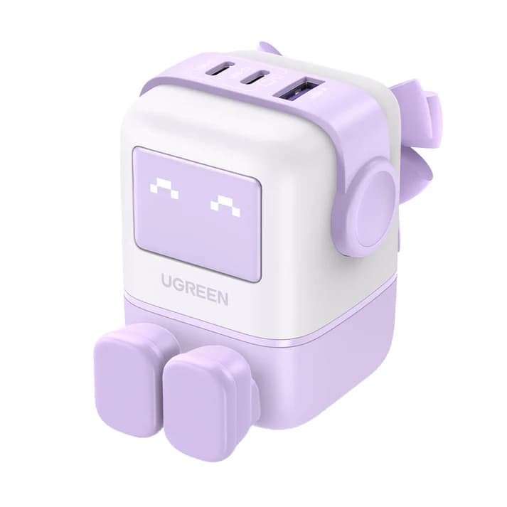 UGREEN Nexode 65W 3-Port GaN Fast Charger -Pink