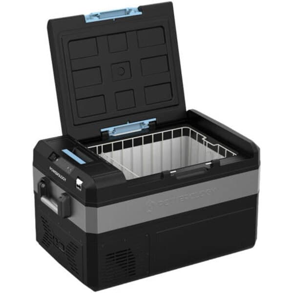 Powerology Smart Solar Recharge Fridge And Freezer Versatile Cooler ForOutdoor Adventure 55L