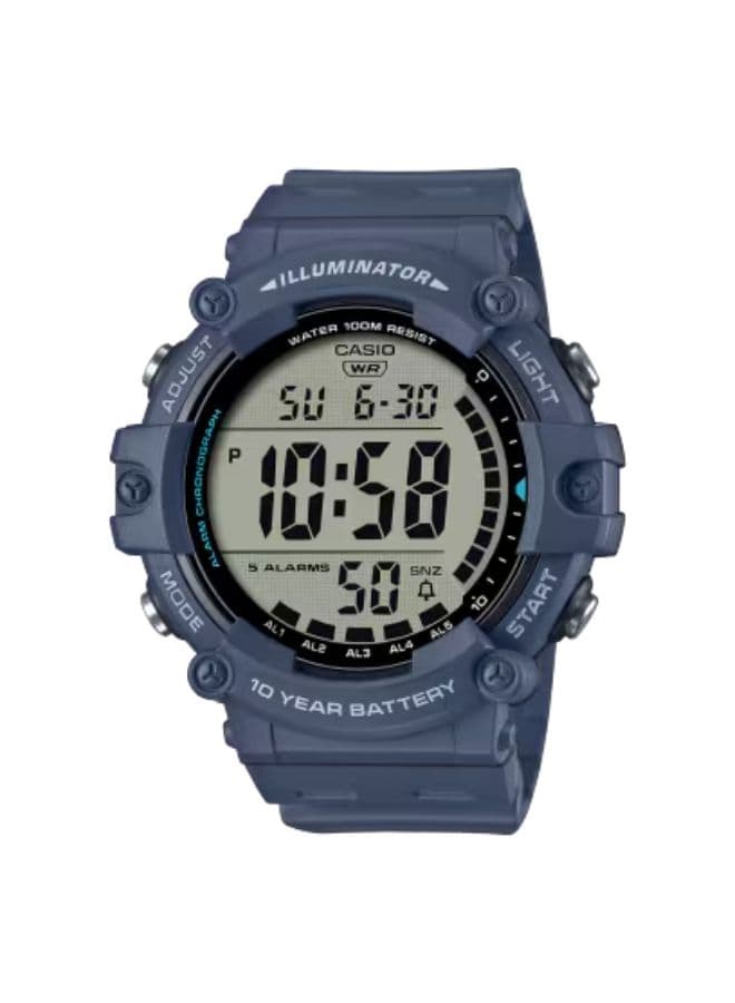 Casio Men's Watch, Digital Display and Resin Strap - AE-1500WH-2AVDF