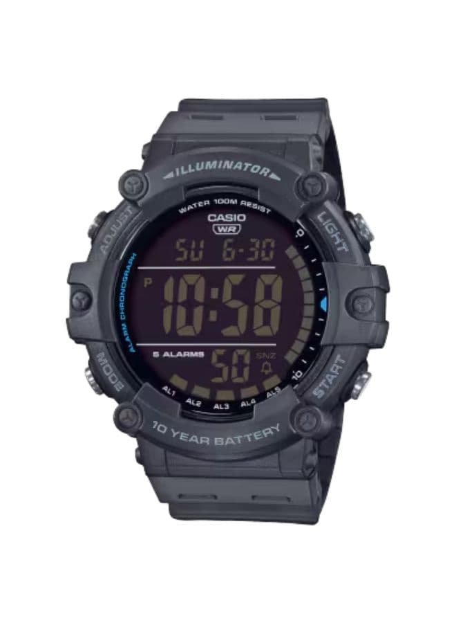 Casio Men's Watch, Digital Display and Resin Strap - AE-1500WH-8BVDF