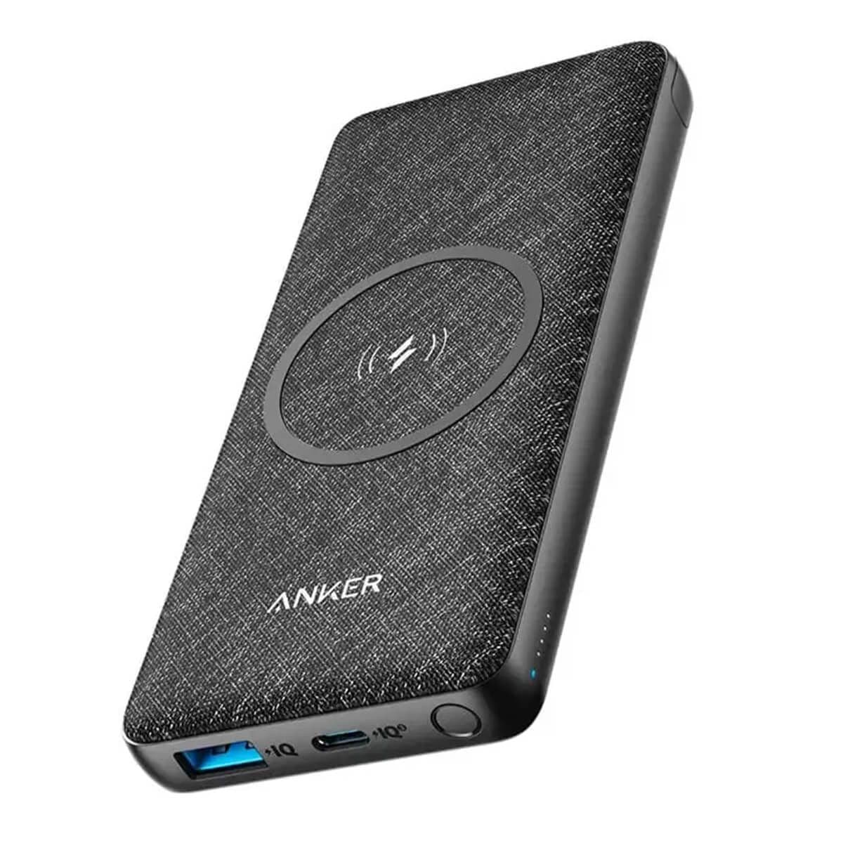 Anker PowerCore III Sense 10K Wireless & PD Power Bank – Black Fabric