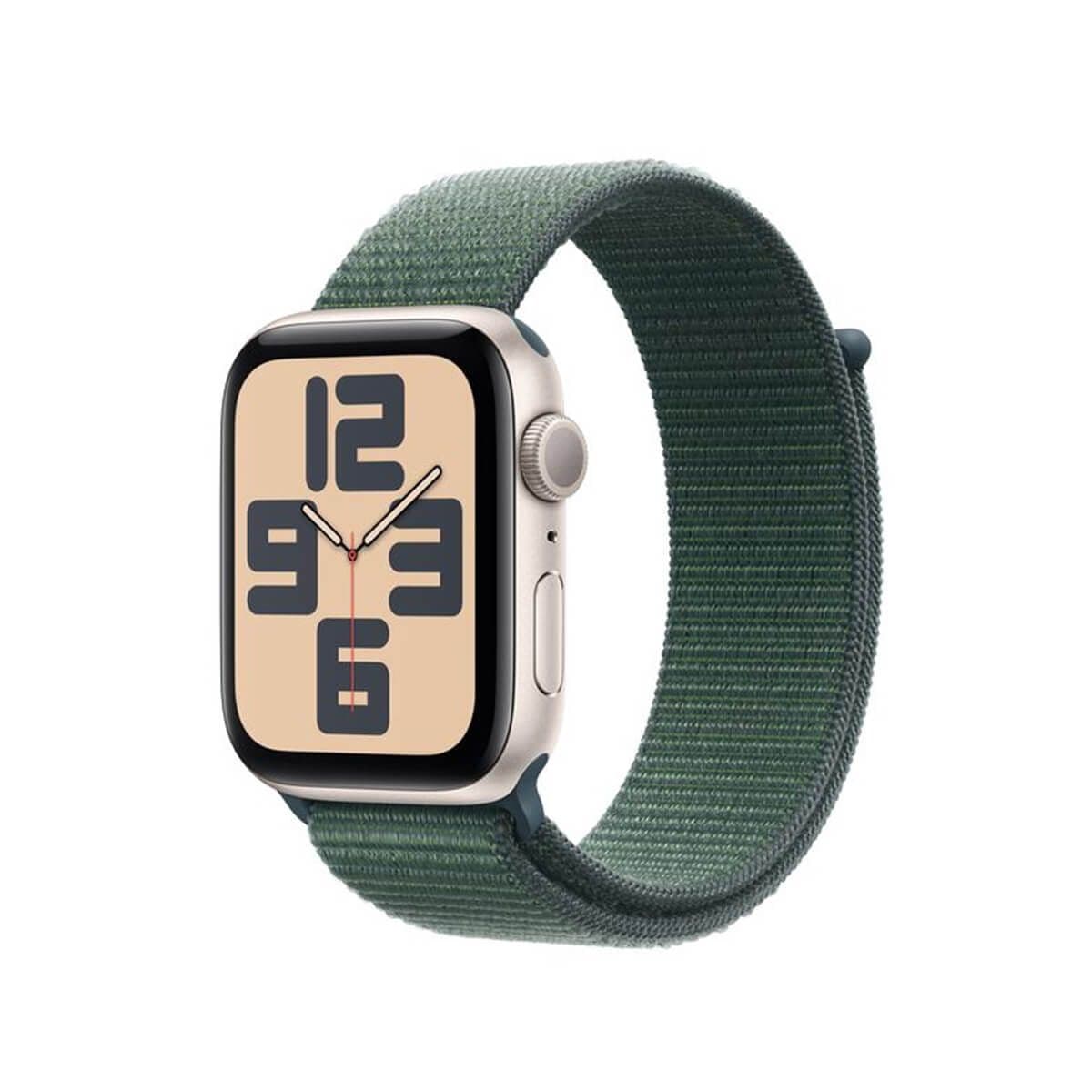 Apple Watch SE Gen 2 40mm (GPS) Starlight Aluminum Case Lake Green Sport Loop