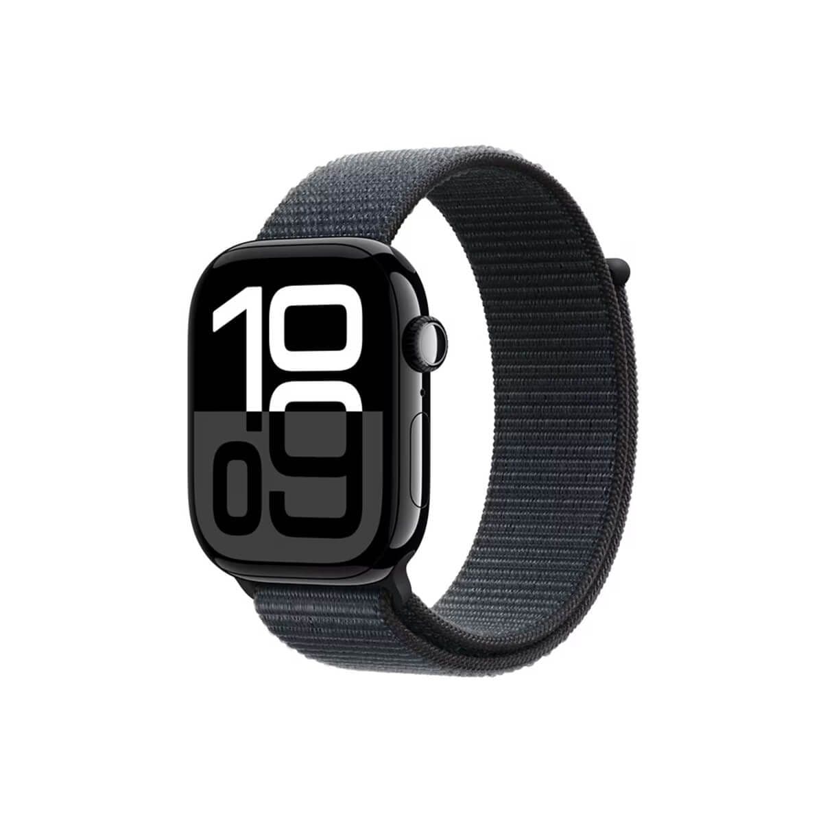 Apple Watch Series 10 42mm (GPS + Cellular) Jet Black Aluminum Case Ink Sport Loop