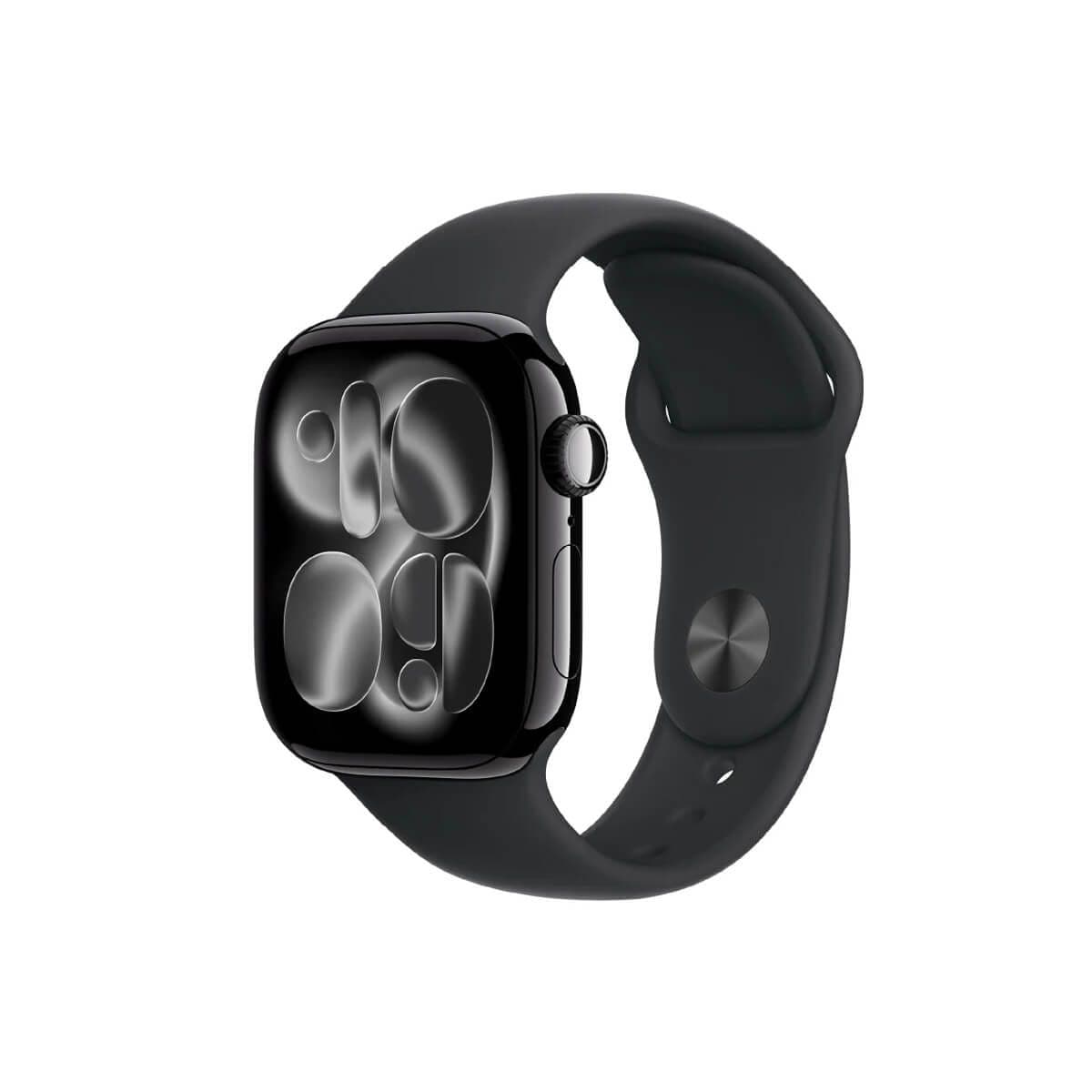 Apple Watch Series 11 42mm (GPS) Jet Black Aluminum Black Sport Band M/L