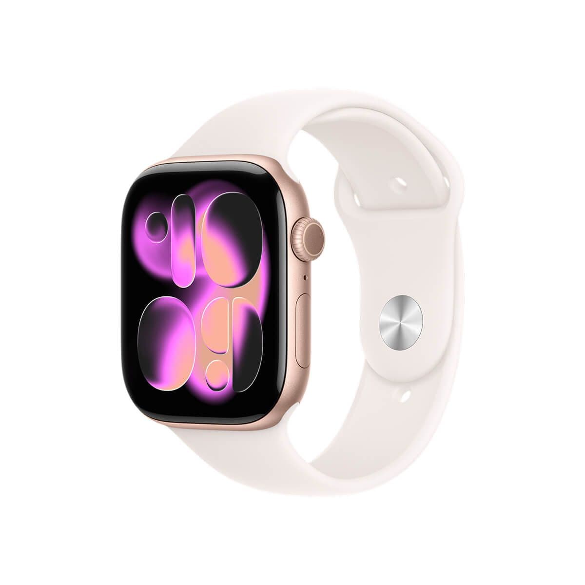 Apple Watch Series 11 42mm (GPS + Cellular) Rose Gold Aluminum Light Blush Sport Band S/M
