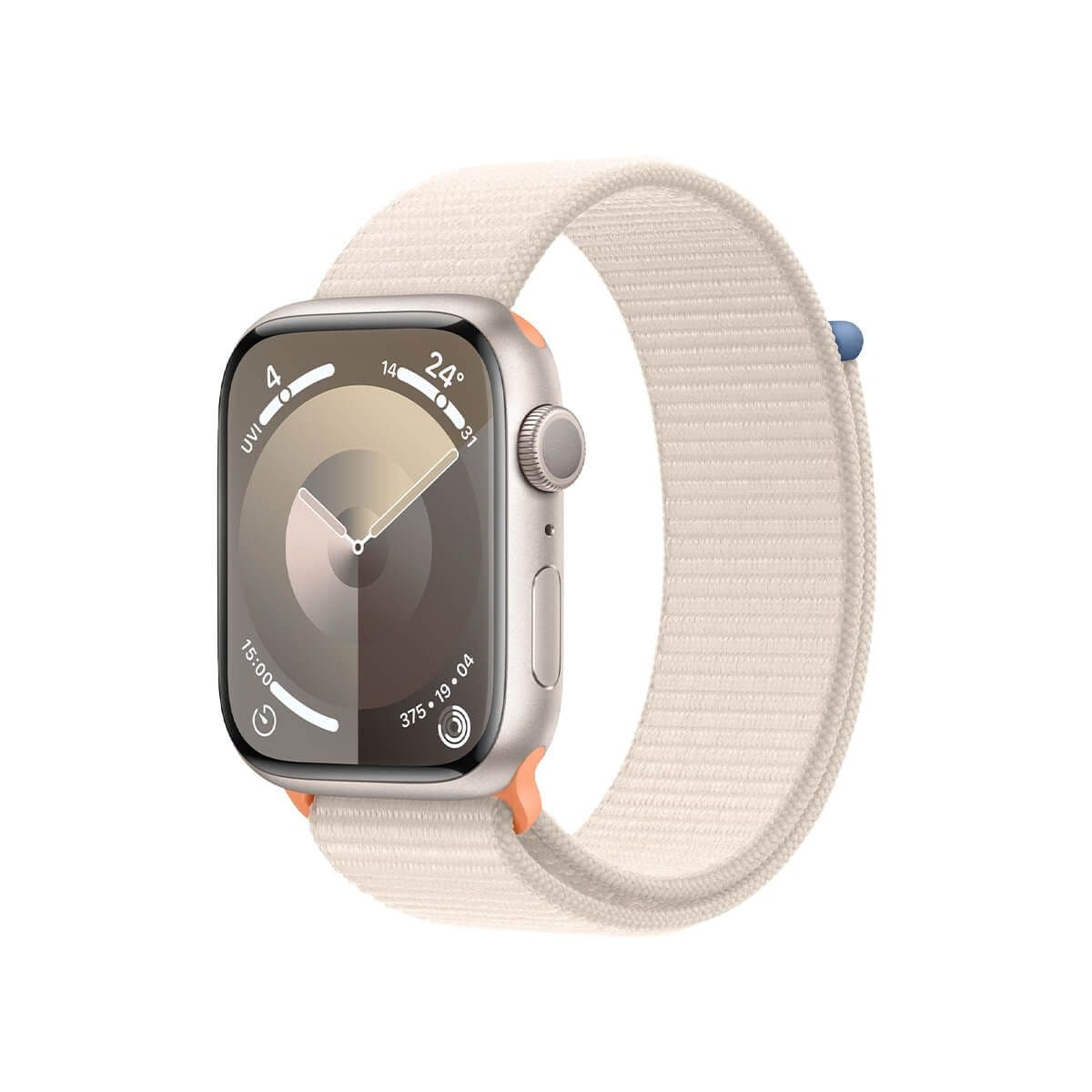 Apple Watch Series 9 45mm (GPS) Starlight AIuminum Case Starlight Sport Loop