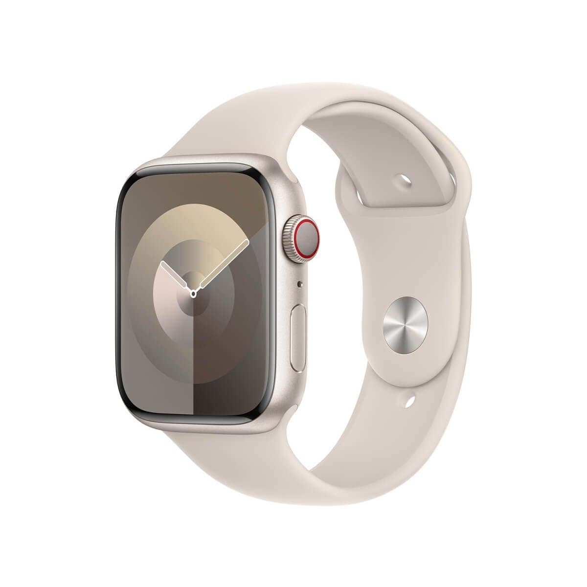 Apple Watch Series 9 45mm (GPS + Cellular) Starlight AIuminum Case Sport Band S/M