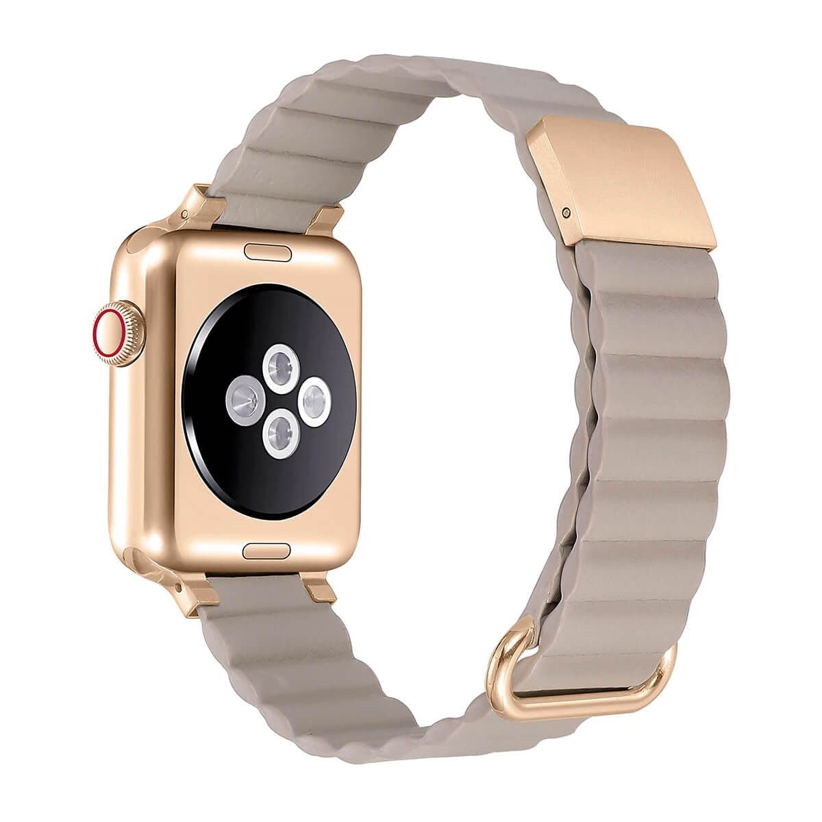 Magnetic Leather Strap for Apple watch 42/44/45MM