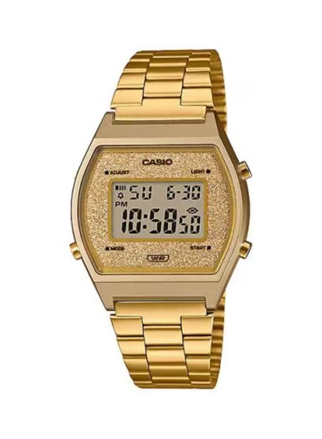 Casio Unisex Watch, Digital Display and Stainless Steel Strap - B640WGG-9DF