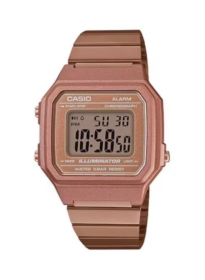 Casio Men's Watch, Digital Display and Stainless Steel Strap - B650WC-5A