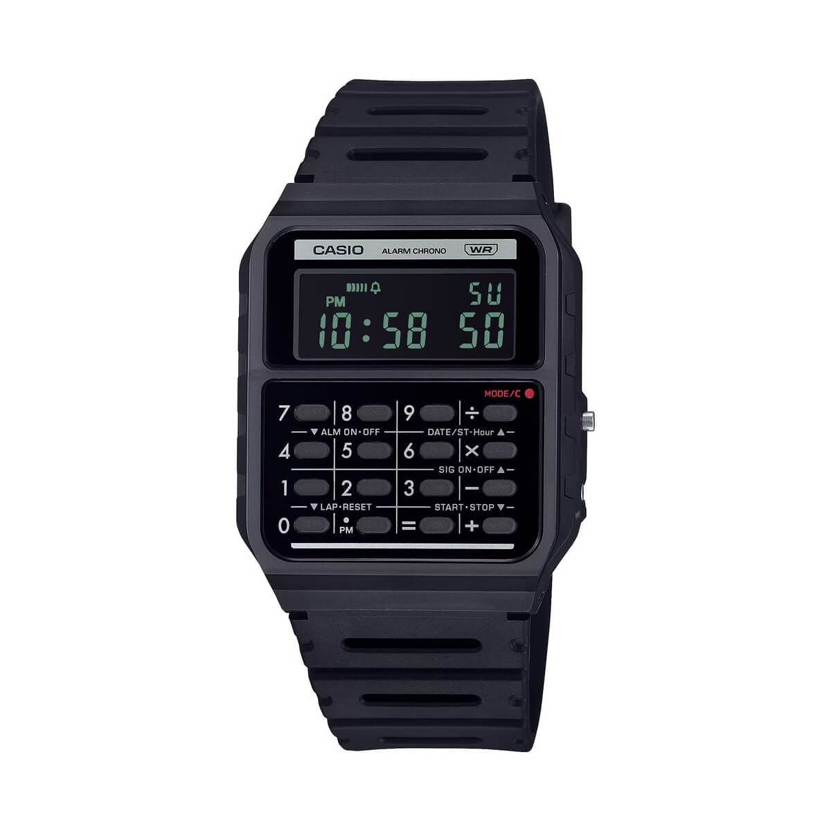 Casio Unisex's Digital Black Dial Watch - CA-53WB-1BDF