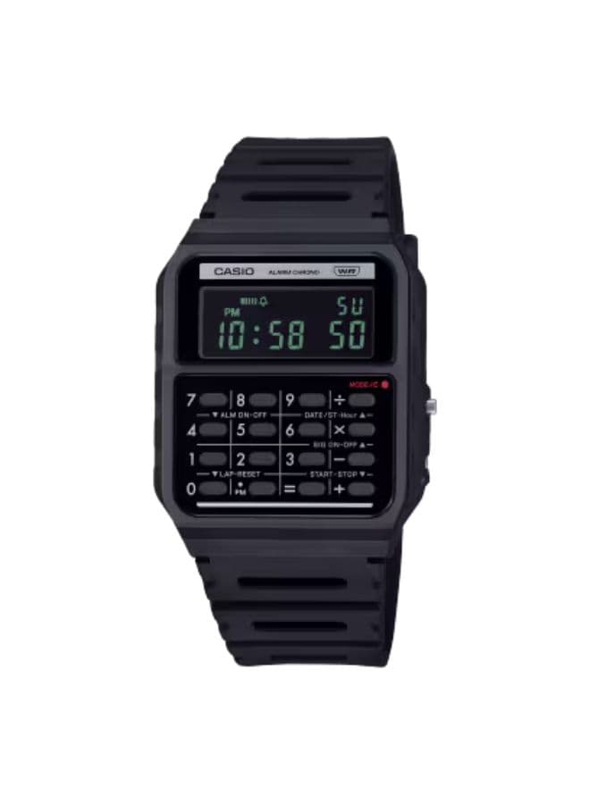 Casio Unisex Watch, Digital Display and Resin Strap - CA-53WB-1BDF