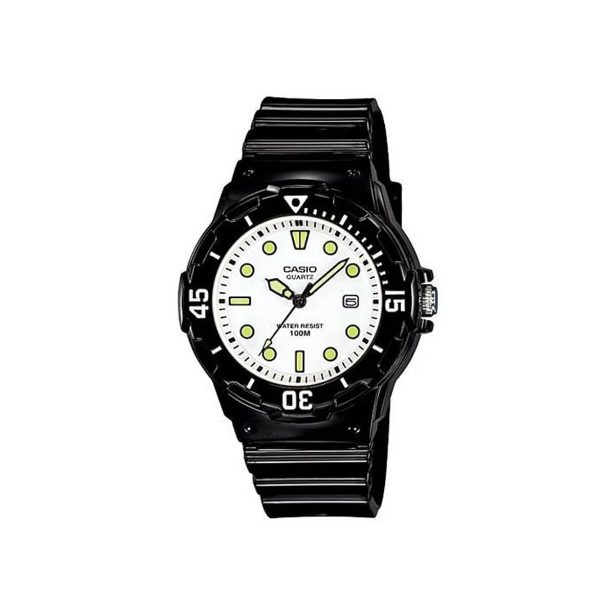 Casio Women's LRW-200H-7E1VDF Black Resin Band Watch