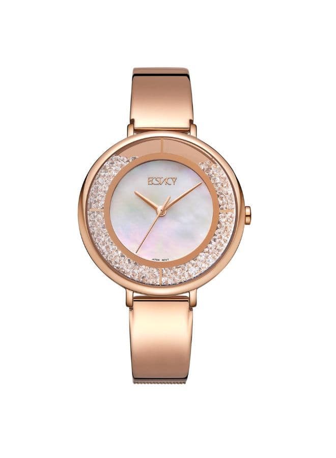 Ecstacy Women's Watch, Analog Display and Stainless Steel Strap - E23501-RBKM
