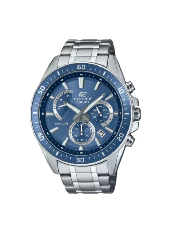 Casio Men's Watch, Analog Display and Stainless Steel Strap - EFR-552D-2AVUDF