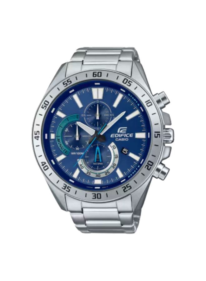 Casio Men's Watch, Chronograph Display and Stainless Steel Strap - EFV-620D-2AVUDF