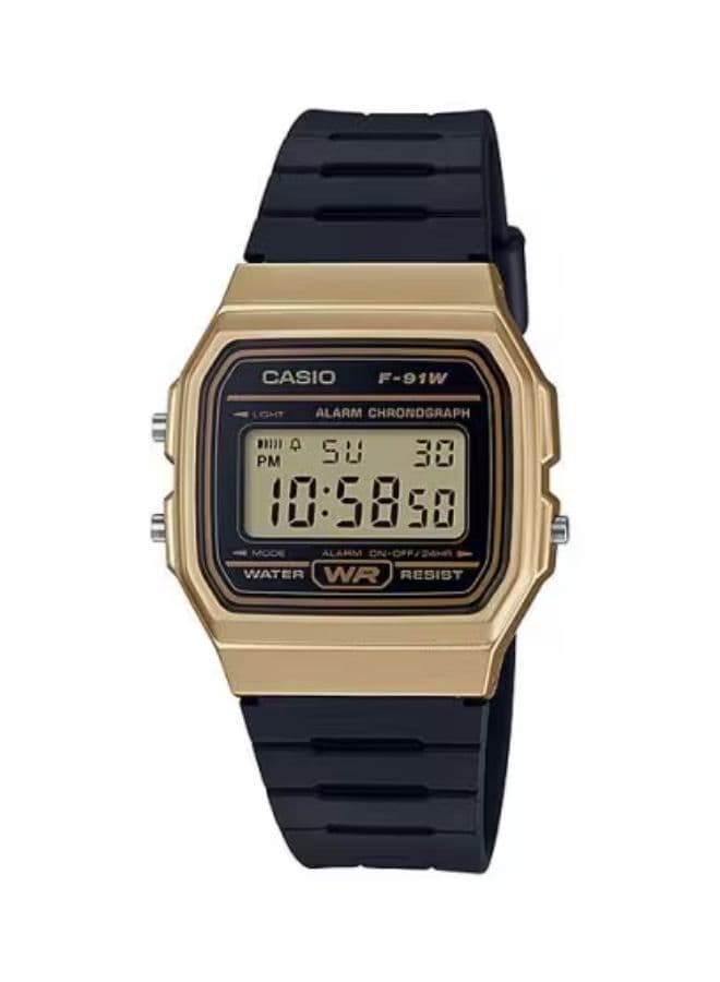 Casio Unisex Watch, Digital Display and Resin Strap - F-91WM-9A