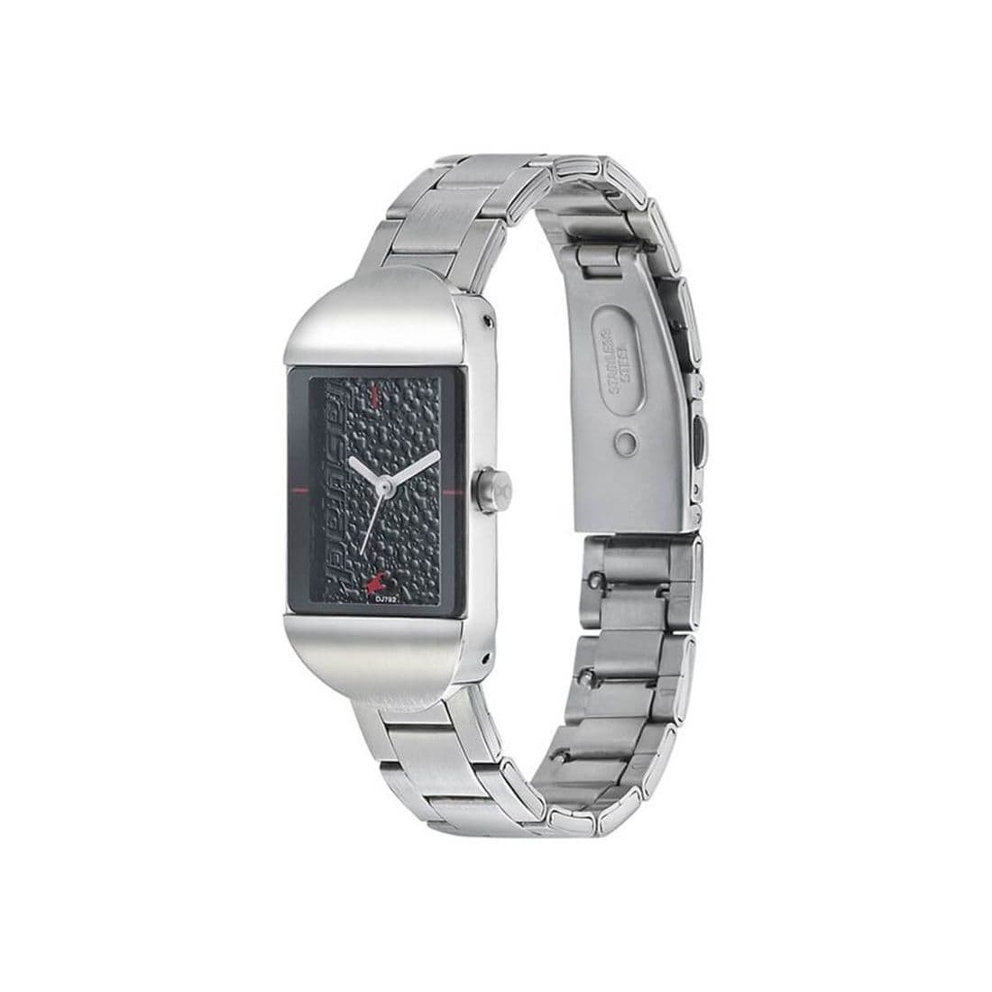 Fastrack Go Skate Quartz Analog Black Dial Stainless Steel Strap Watch for Girls