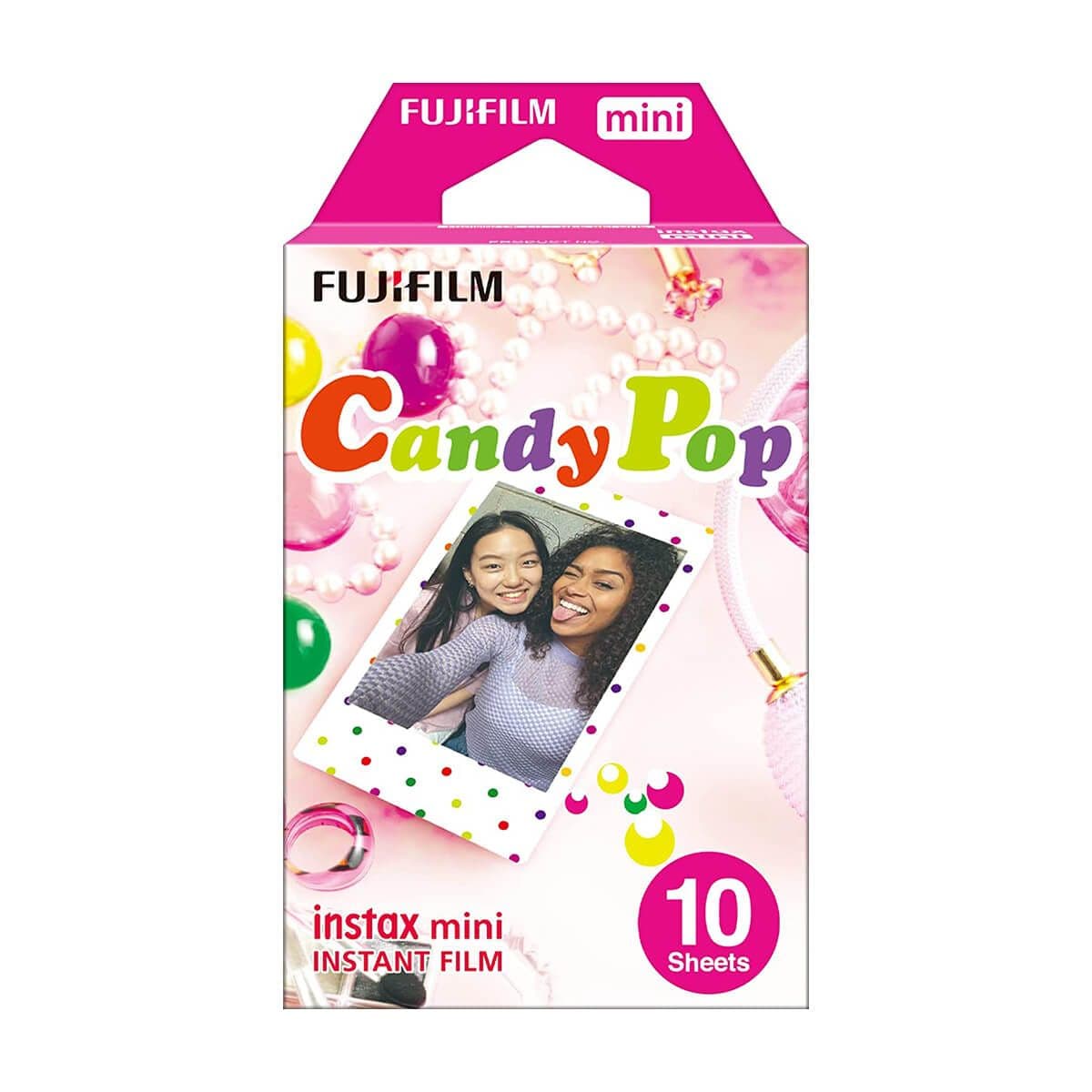 Fujifilm Instax Mini Film 1 Pack (10 Sheet) - Candy Pop