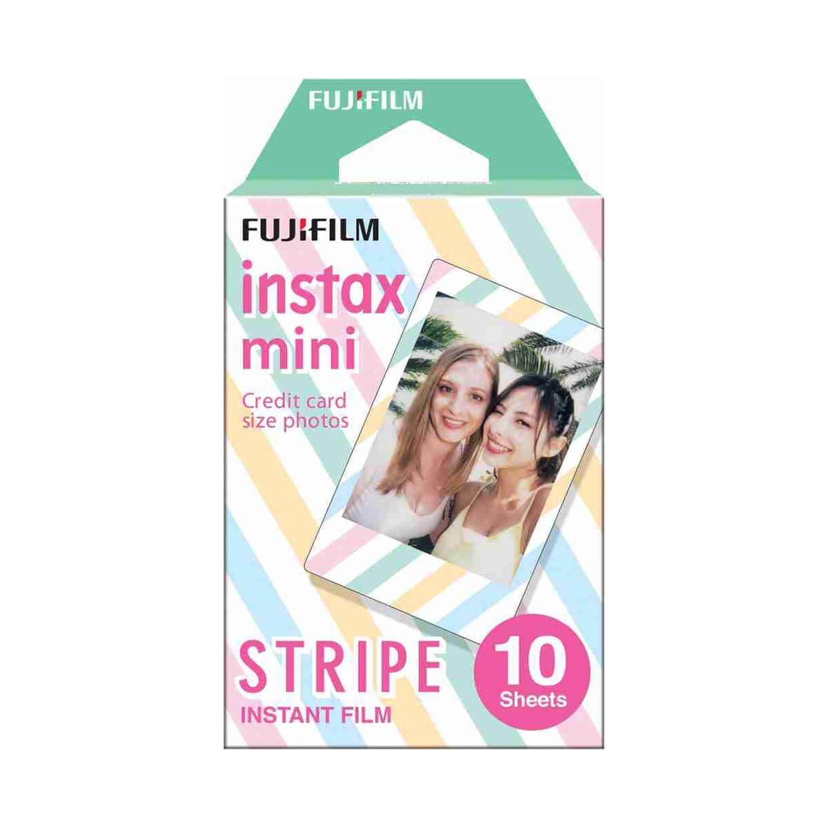 Fujifilm Instax Mini Film 1 Pack (10 Sheet) - Stripe